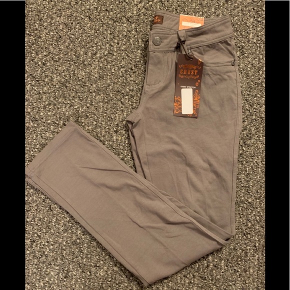 New! Crest 4 way stretch gray jeggings stretch pants. Size 5 - Picture 1 of 3